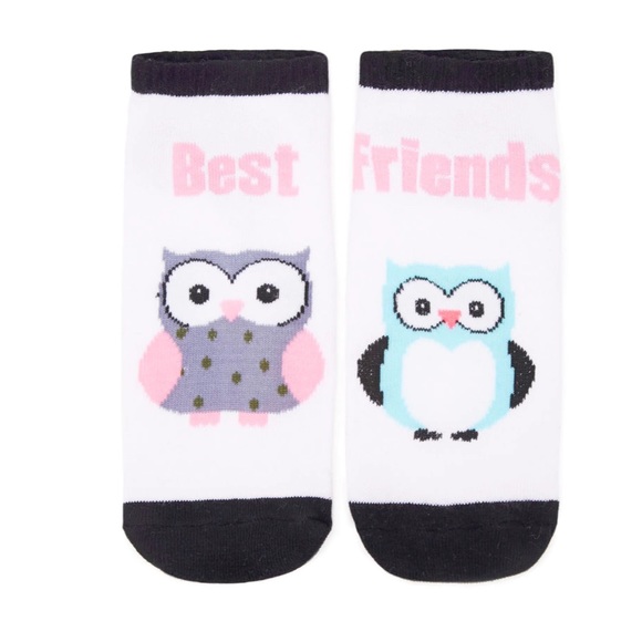 Forever 21 Accessories - ❣️3/$15❣️ "OWL BEST FRIENDS" Ankle Socks